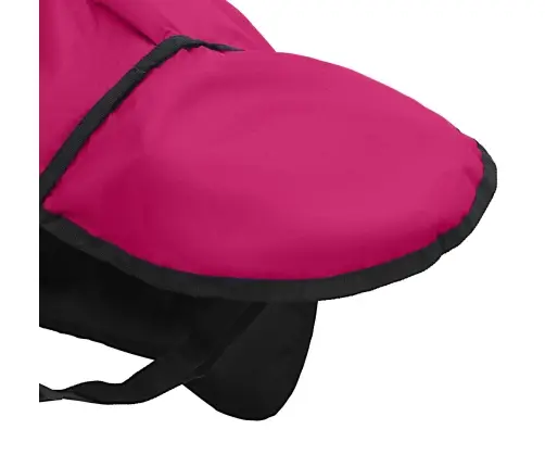 Zirgu Sega Rožains Un Melns 115 Cm Poliesters Vidaxl