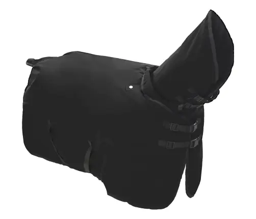 Zirgu Sega Tumši Zaļa Un Melna 105 Cm Poliesters Vidaxl