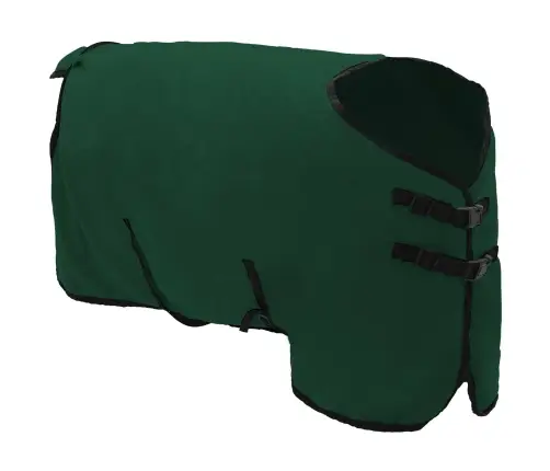 Zirgu Sega Pilnīgi Tumši Zaļa Poliesters Vidaxl