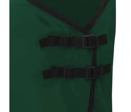 Zirgu Sega Pilnīgi Tumši Zaļa Poliesters Vidaxl