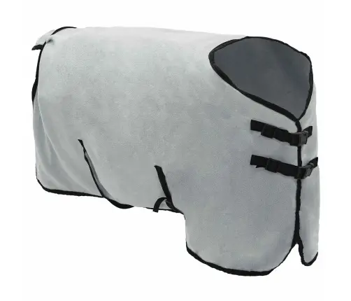 Zirgu Sega Pilnīgi Gaiši Pelēks Un Rozā Poliesters Vidaxl