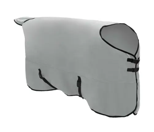 Zirgu Sega Pilnīgi Gaiši Pelēks Un Rozā Poliesters Vidaxl