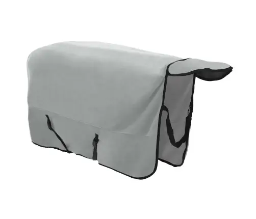 Zirgu Sega Pilnīgi Gaiši Pelēks Un Rozā Poliesters Vidaxl