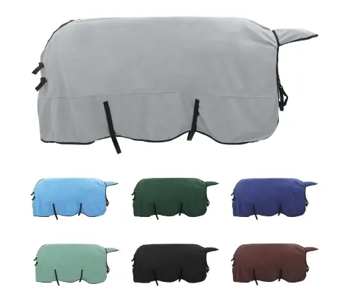 Zirgu Sega Pilnīgi Gaiši Pelēks Un Rozā Poliesters Vidaxl