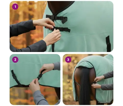 Zirgu Sega Īpaša Zaļa Poliesters Vidaxl