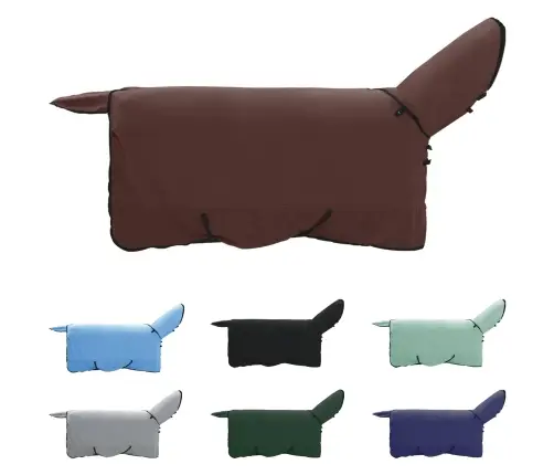 Arklių Antklodė Pilnas Tamsiai Rudas Poliesteris