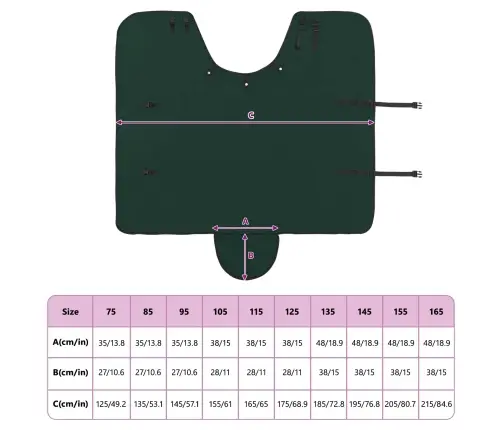 Zirgu Sega Pilnīgi Tumši Zaļa Poliesters Vidaxl
