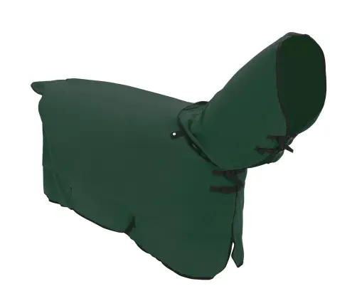 Zirgu Sega Pilnīgi Tumši Zaļa Poliesters Vidaxl