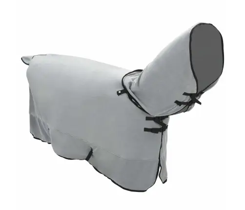 Zirgu Sega Pilnīgi Gaiši Pelēks Un Rozā Poliesters Vidaxl