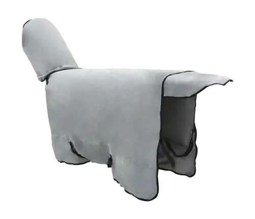 Zirgu Sega Pilnīgi Gaiši Pelēks Un Rozā Poliesters Vidaxl