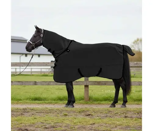 Zirgu Sega Melna Poliesters Vidaxl