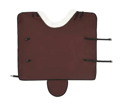 Zirgu Sega Pilnīgs Tumši Brūns 115 Cm Polāra Poliestera Vidaxl