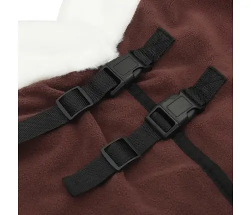 Zirgu Sega Pilnīgs Tumši Brūns 165 Cm Polāra Poliestera Vidaxl