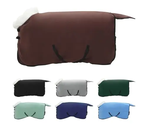 Zirgu Sega Pilnīgs Tumši Brūns 165 Cm Polāra Poliestera Vidaxl