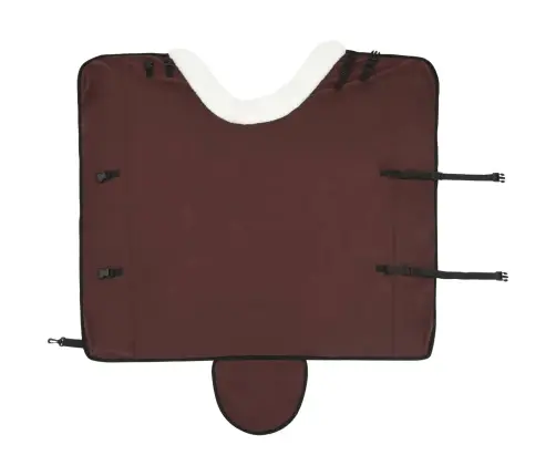 Zirgu Sega Pilnīgs Tumši Brūns 165 Cm Polāra Poliestera Vidaxl