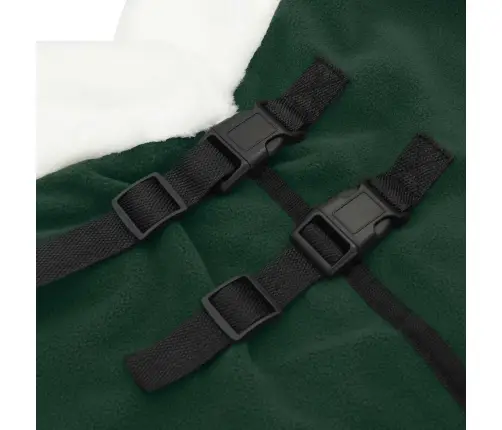 Zirgu Sega Pilnīgi Tumši Zaļa 115 Cm Polāra Poliestera Vidaxl