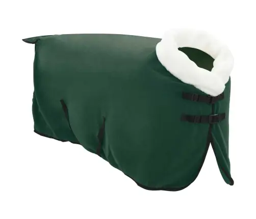 Zirgu Sega Pilnīgi Tumši Zaļa 115 Cm Polāra Poliestera Vidaxl