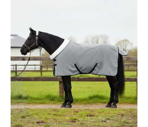 Zirgu Sega Pilnīgi Tumši Zaļa 95 Cm Polāra Poliestera Vidaxl