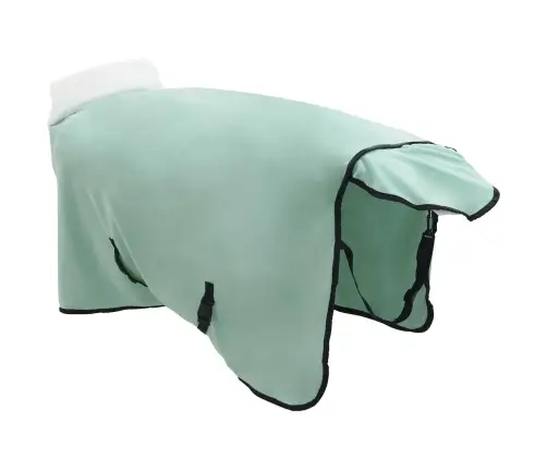 Zirgu Sega Pilnīgi Tumši Zaļa 85 Cm Polāra Poliestera Vidaxl