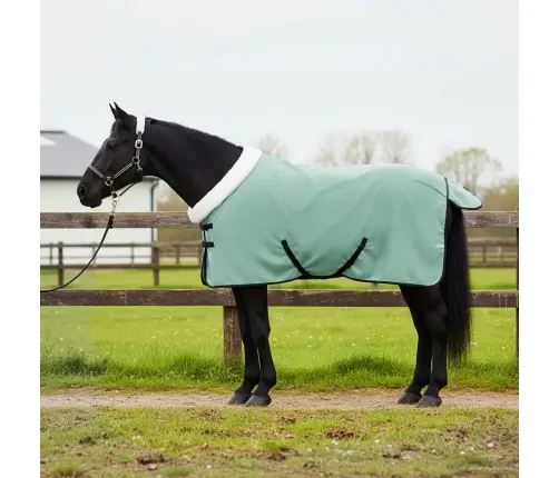 Hobuste Kätter Tume Roheline 105 Cm Polaarfleeç