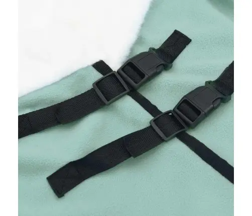 Zirgu Sega Pilnīgi Tumši Zaļa 115 Cm Polāra Poliestera Vidaxl