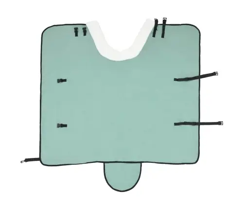 Zirgu Sega Pilnīgi Tumši Zaļa 115 Cm Polāra Poliestera Vidaxl