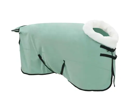 Zirgu Sega Pilnīgi Tumši Zaļa 165 Cm Polāra Poliestera Vidaxl