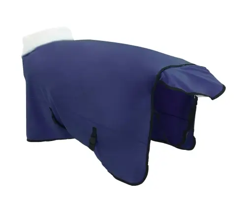 Zirgu Sega Tums Zils 125 Cm Polāra Poliestera Vidaxl