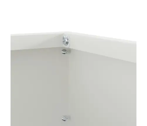 Zāliena Apmale 6 Pcs Balts 40 X 40 X 13 Cm Tērauds Vidaxl