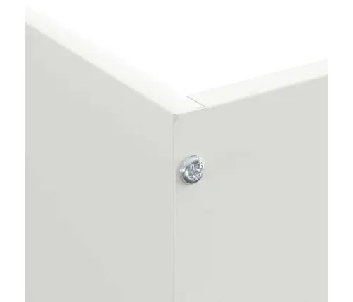 Zāliena Apmale 6 Pcs Balts 50 X 50 X 13 Cm Tērauds Vidaxl