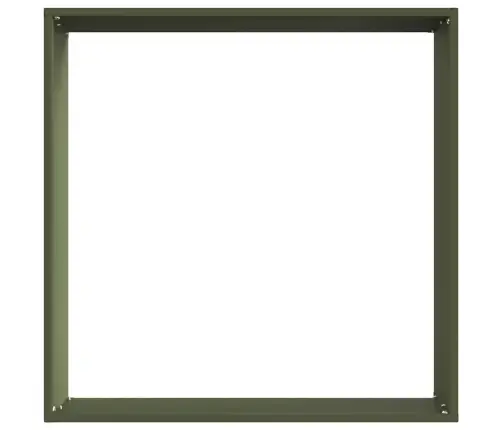 Vejo Kraštas 6 Pcs Alyvuogių Žalia 50 X 50 X 13 Cm Plienas