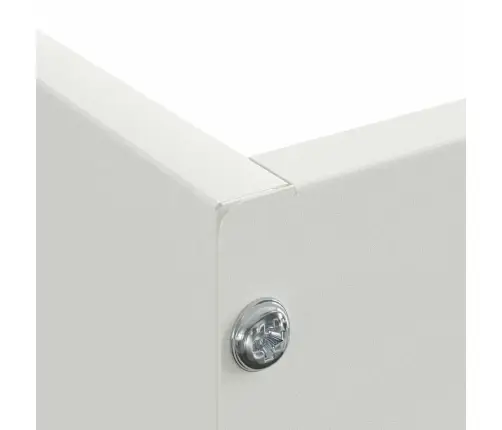 Zāliena Apmale 6 Pcs Balts 60 X 60 X 13 Cm Tērauds Vidaxl