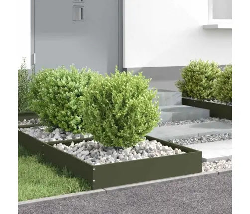 Murupiire Küpset Roheline 60 X 60 X 13 Cm Teras