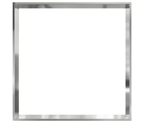 Zāliena Apmale 6 Pcs Sudraba 60 X 60 X 13 Cm Cinkots Tērauds Vidaxl