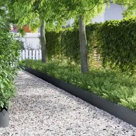 Zāliena Apmales 20 Pcs Antracīts 103 X 0,05 X 22 Cm Tērauds Vidaxl