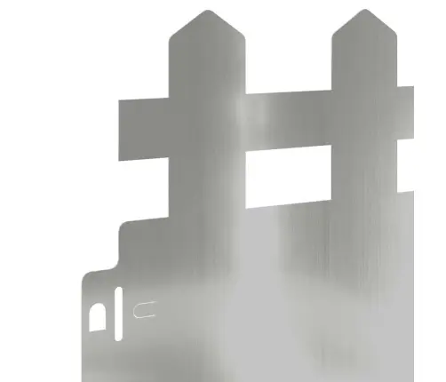 Zāliena Apmales 30 Pcs Sudraba 103 X 0,05 X 22 Cm Vidaxl