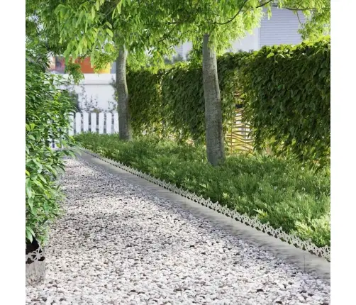 Zāliena Apmales 20 Pcs Sudraba 103 X 0,05 X 22 Cm Vidaxl