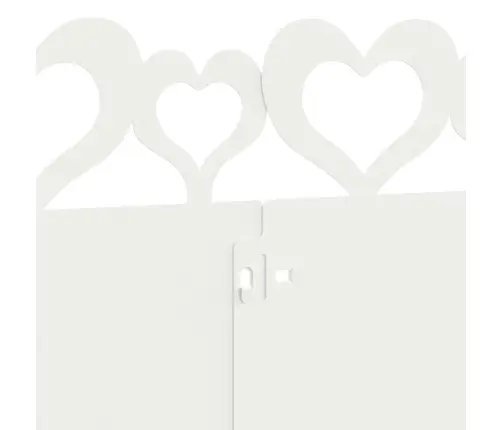 Zāliena Apmales 10 Pcs Balts 103 X 0,05 X 22 Cm Tērauds Vidaxl