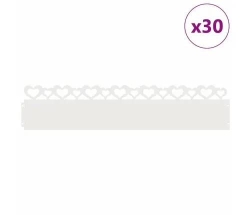 Murukatted 30 Pcs Valge 103 X 0,05 X 22 Cm Teras