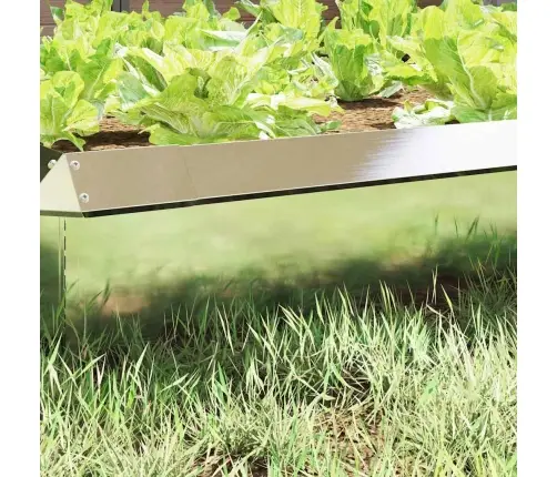 Kāpuru Žogs 4 Pcs Sudraba 50 X 3,5 X 25 Cm Nerūsējošs Tērauds Vidaxl