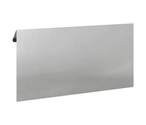 Kāpuru Žogs Sudraba 50 X 3,5 X 25 Cm Cinkots Tērauds Vidaxl