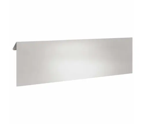 Kāpuru Žogs 4 Pcs Sudraba 100 X 3,5 X 25 Cm Nerūsējošs Tērauds Vidaxl