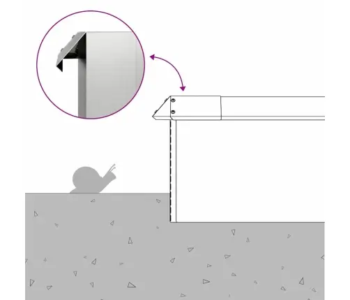 Ükssarviku Aed 16 Pcs Hõbedane 100 X 3,5 X 25 Cm Tsinkteras