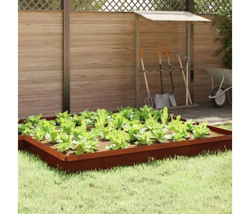 Ükssarviku Aed 4 Pcs Rooste 100 X 3,5 X 25 Cm Terase Tüüp