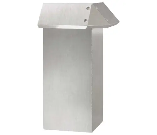 Sraigių Tvora Sidabro 13,5 X 13,5 X 25 Cm Nerūdijantis Plienas