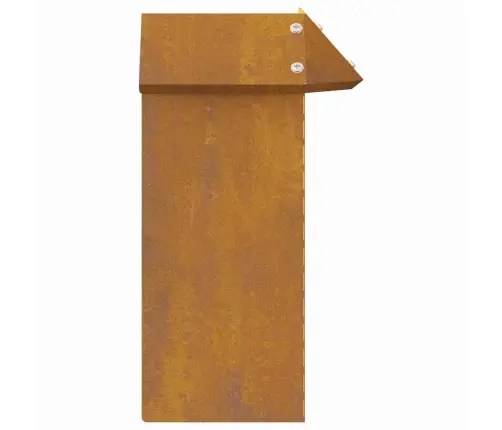 Kāpuru Žogs Rūsa 13,5 X 13,5 X 25 Cm Novecināts Tērauds Vidaxl