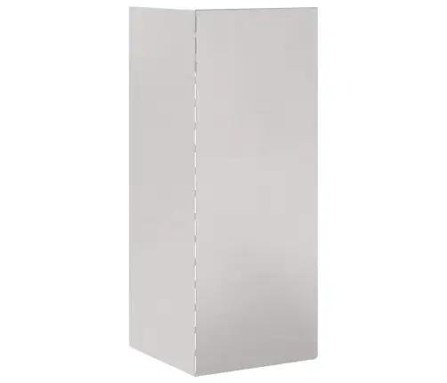 Sraigių Tvora Sidabro 10 X 10 X 25 Cm Nerūdijantis Plienas