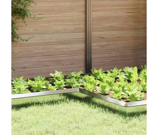 Kāpuru Žogs Sudraba 10 X 10 X 25 Cm Cinkots Tērauds Vidaxl