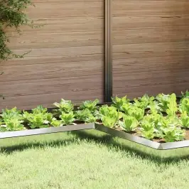 Sraigių Tvora 4 Pcs Sidabro 10 X 10 X 25 Cm Cinkuota Plienas