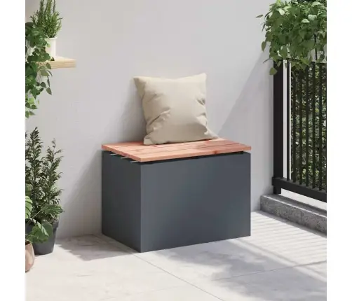 Dārza Sols Antracīts 60 X 40 X 43 Cm Tērauds Vidaxl